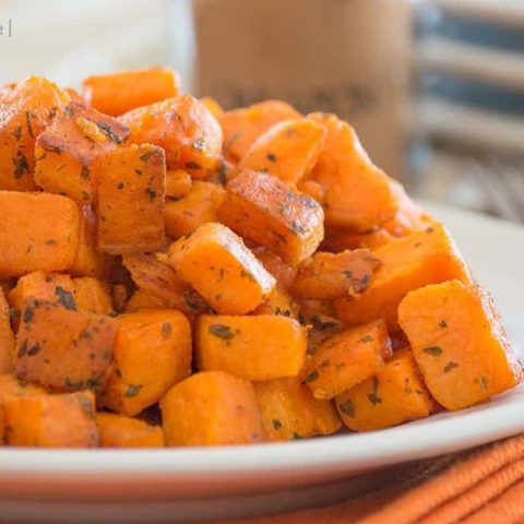 Skillet Sweet Potatoes {grain-free}