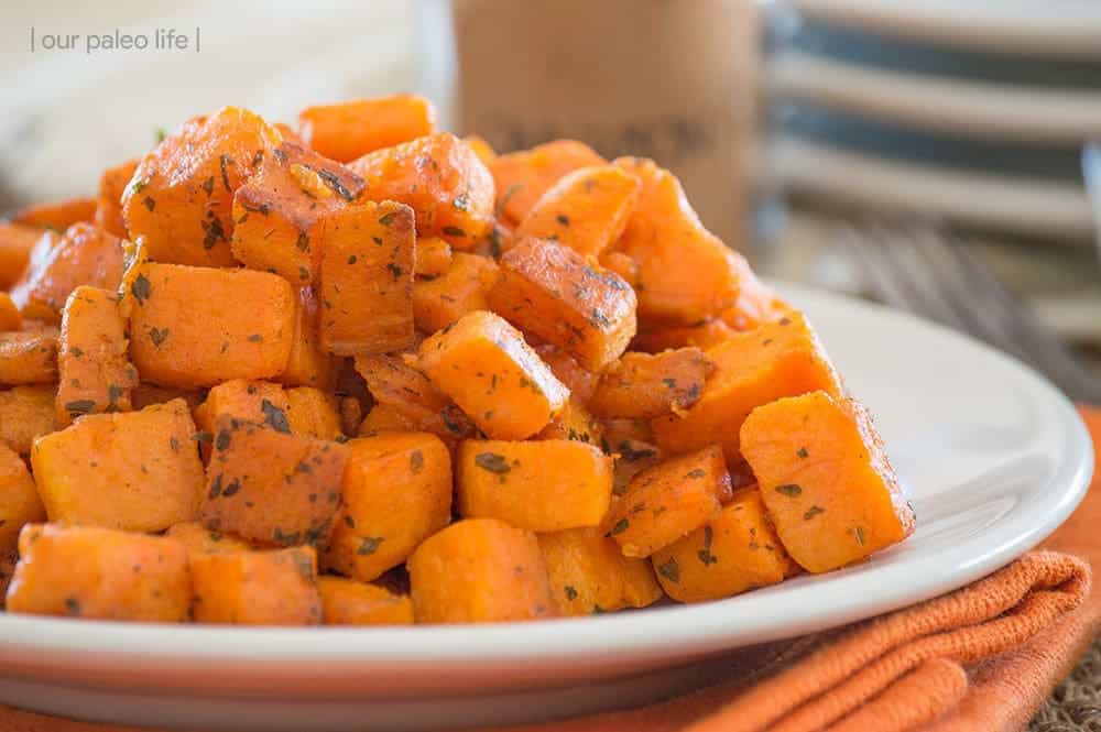 Skillet Sweet Potatoes {grain-free}