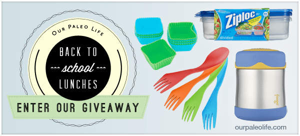 Back To School Lunch Giveaway | Our Paleo Life #paleo #kidslunch #giveaway