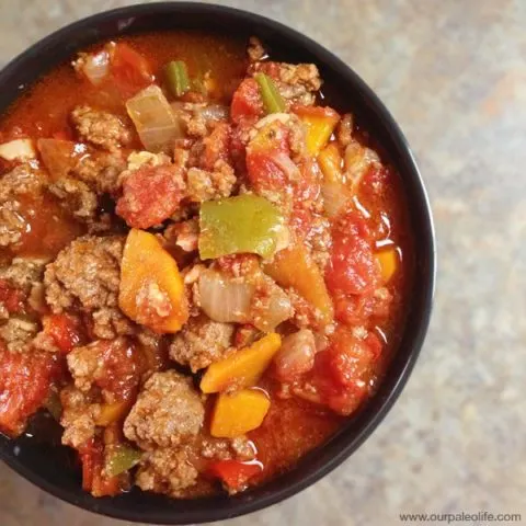 Bacon Bison Chili | Our Paleo Life
