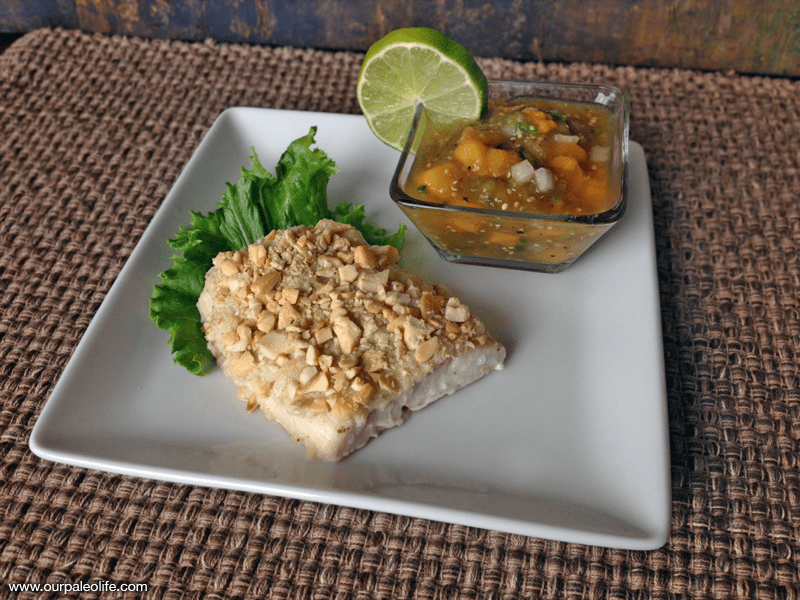 Cashew Crusted Mahi | Our Paleo Life