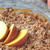 Paleo Peach Cobbler | Our Paleo Life