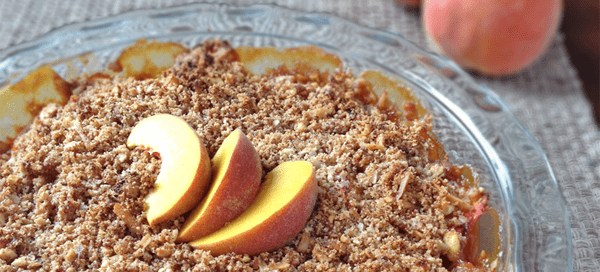 Paleo Peach Cobbler | Our Paleo Life