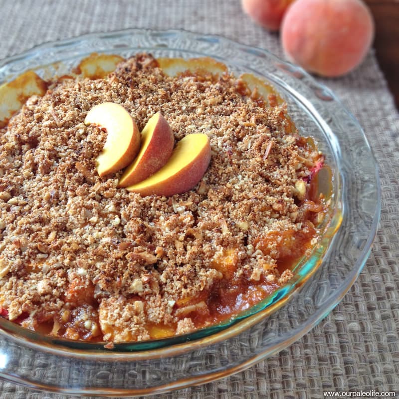 Paleo Peach Cobbler | Our Paleo Life