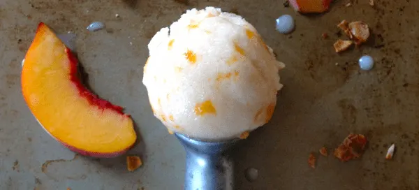 Paleo Peach Ice Cream | Our Paleo Life