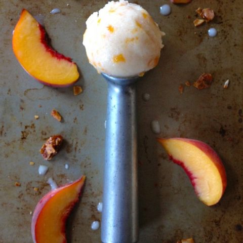 Paleo Peach Ice Cream | Our Paleo Life