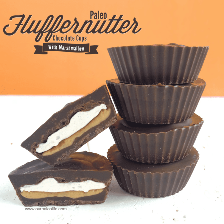 Fluffernutter Chocolate Cups