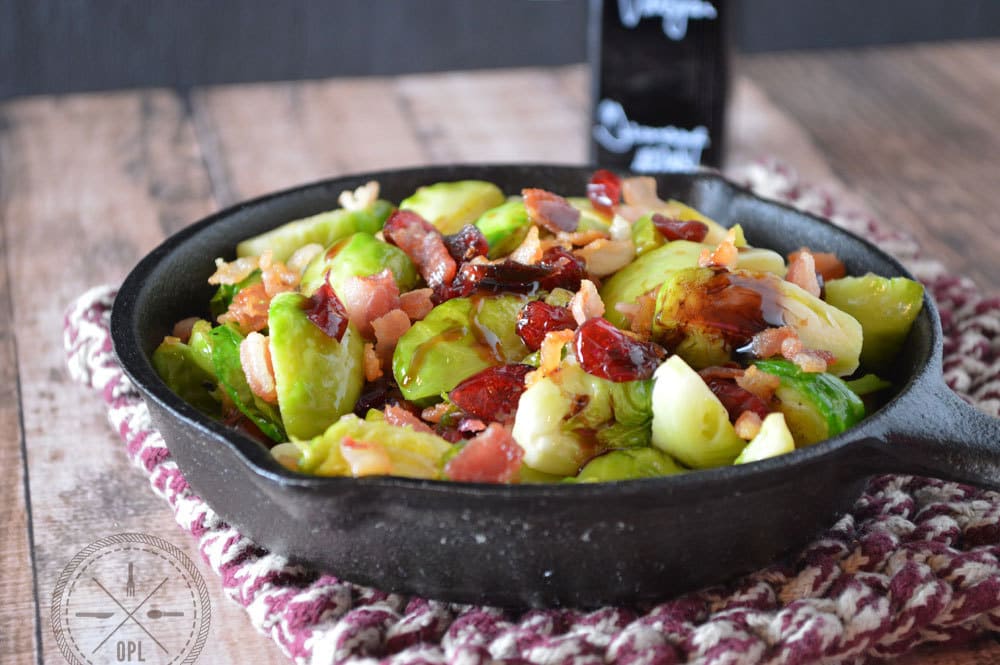 Bacon Balsamic Brussels Sprouts