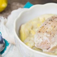 Creamy Lemon Artichoke Chicken {by Our Paleo Life}