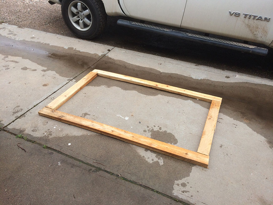Initial Stages of a Garden Fence Build