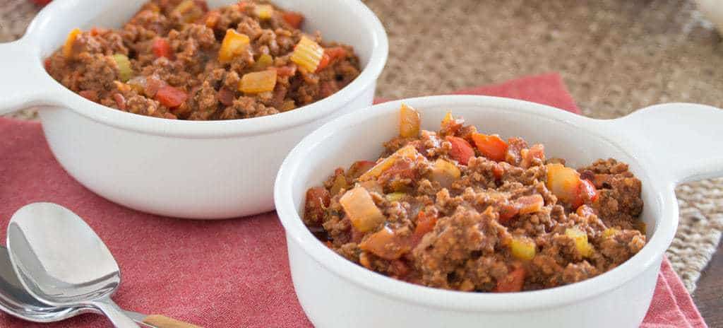 Smokey Bacon Chili {bean-free} by Our Paleo Life