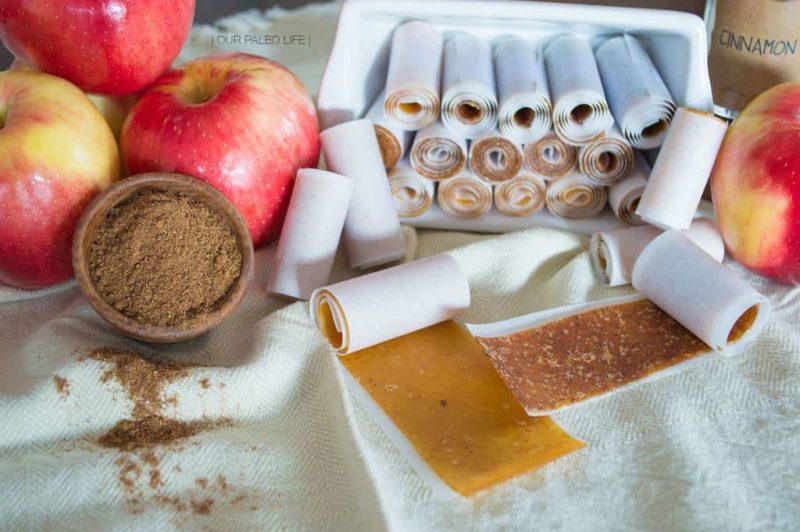 Applesauce Fruit Leather RollUps {no added sweeteners} Paleo Yum
