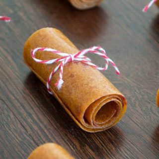 Peach Fruit Leather {honey-sweetened; real fruit}