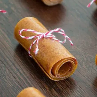 Peach Fruit Leather {honey-sweetened; real fruit}