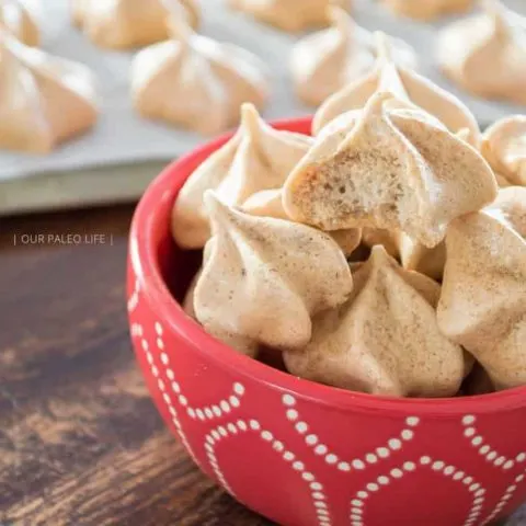 Cinnamon Maple Meringues {by Our Paleo Life}