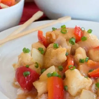 Paleo Sweet & Sour Chicken {grain-free; refined-sugar-free}