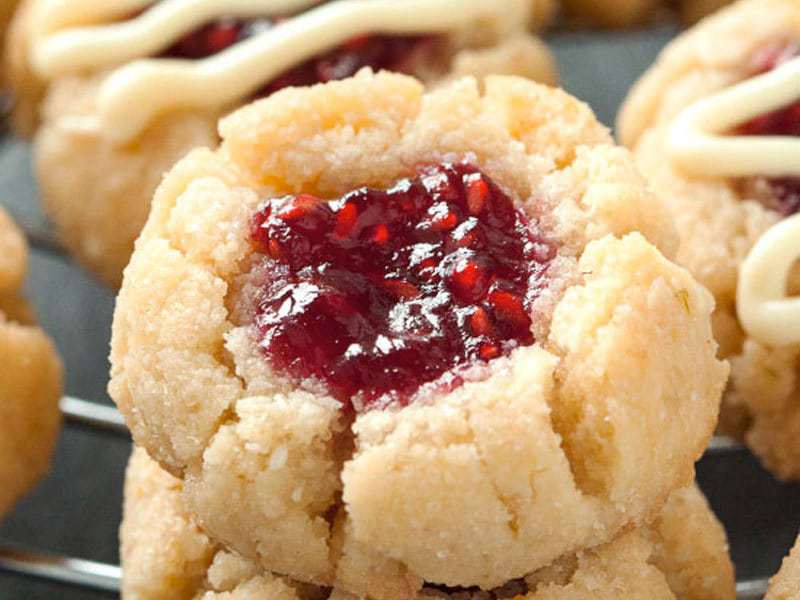 Soft & Chewy Raspberry Thumbprint Cookies | Texanerin Baking Soft & Chewy Raspberry Thumbprint Cookies | Texanerin Baking