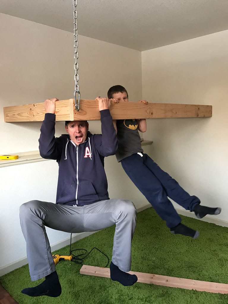 How to Build a Hanging Bed for Under $100 (Easy Suspended 