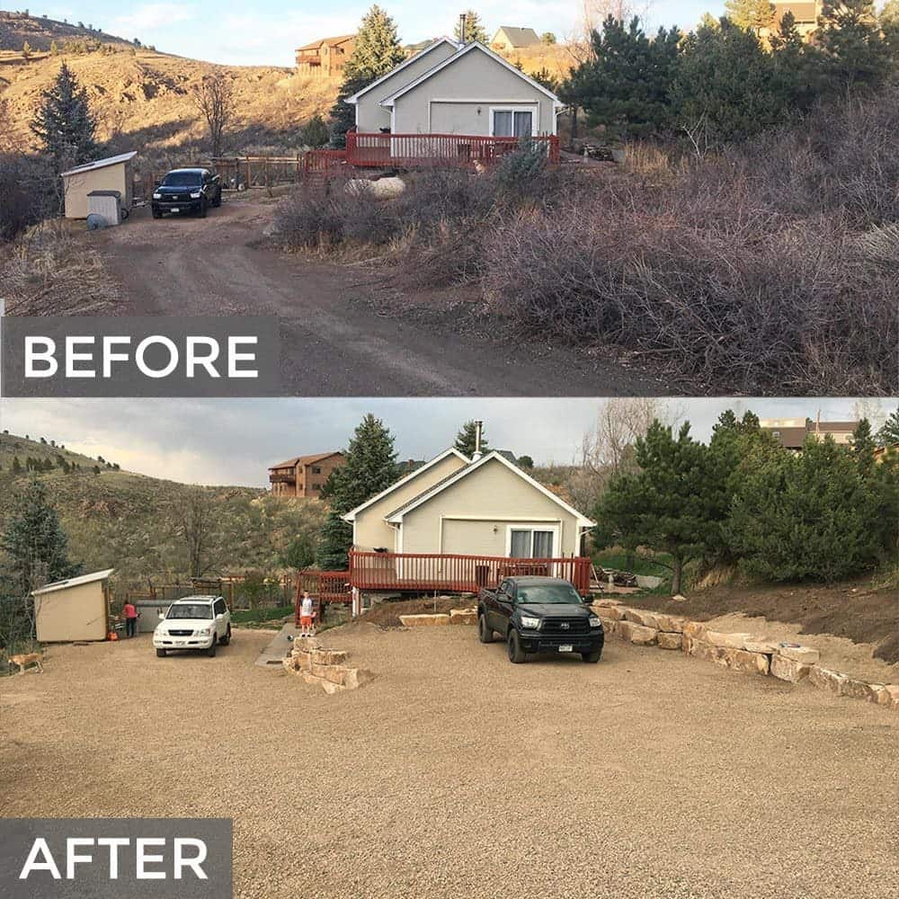Before and After Driveway Inspiration