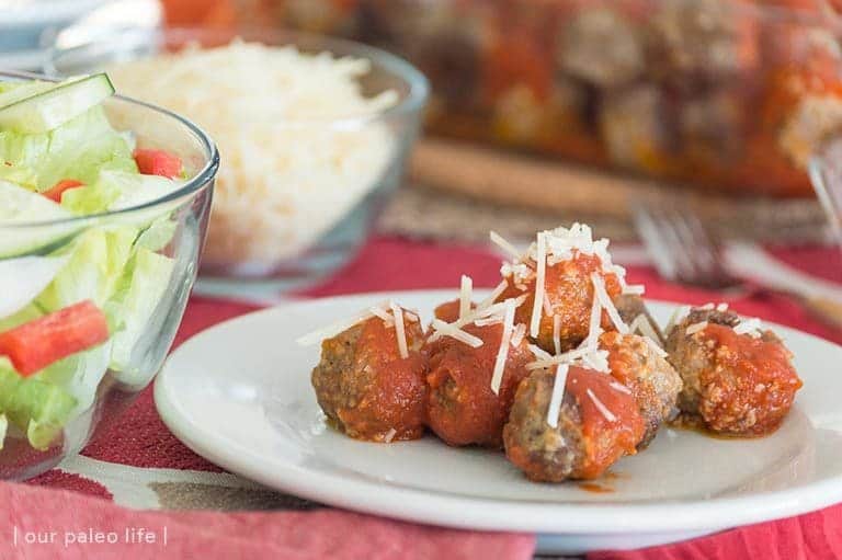 Grain-Free Italian Meatballs {paleo; primal}