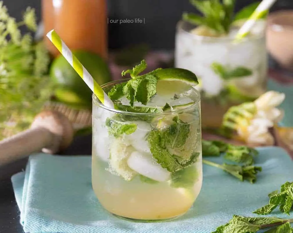 Virgin Maple Mojito {no refined-sugar, kid-friendly}