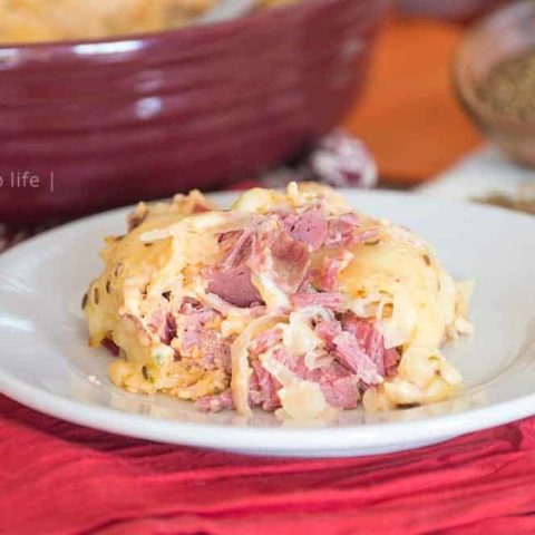 Low-carb Reuben Casserole {keto} by Our Paleo Life