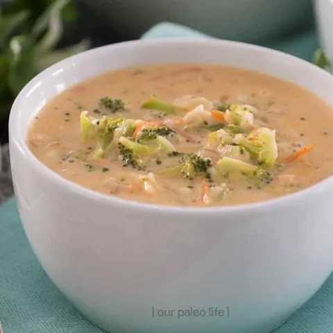 Smoky Broccoli Cheese Soup {low-carb; primal}