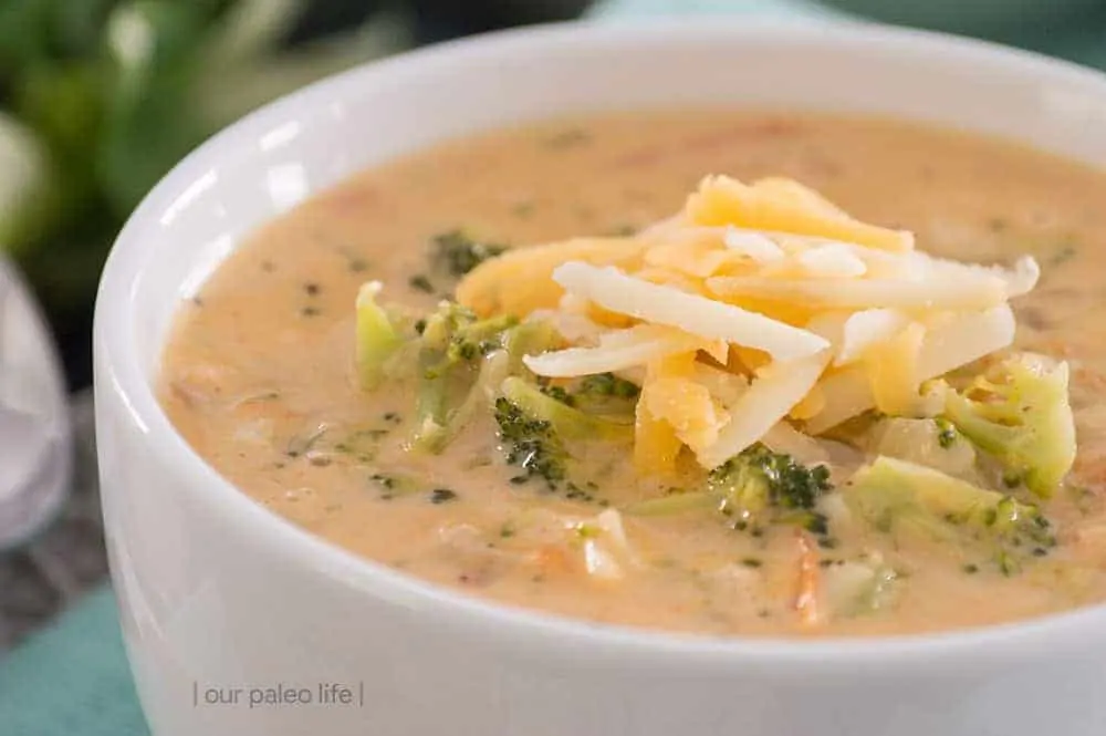 Smoky Broccoli Cheese Soup {low-carb; primal}