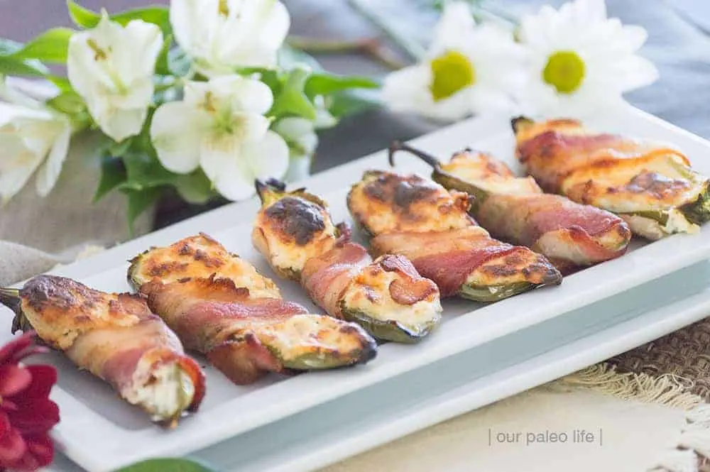 Primal Bacon-Wrapped Jalapenos Poppers {low-carb; keto}