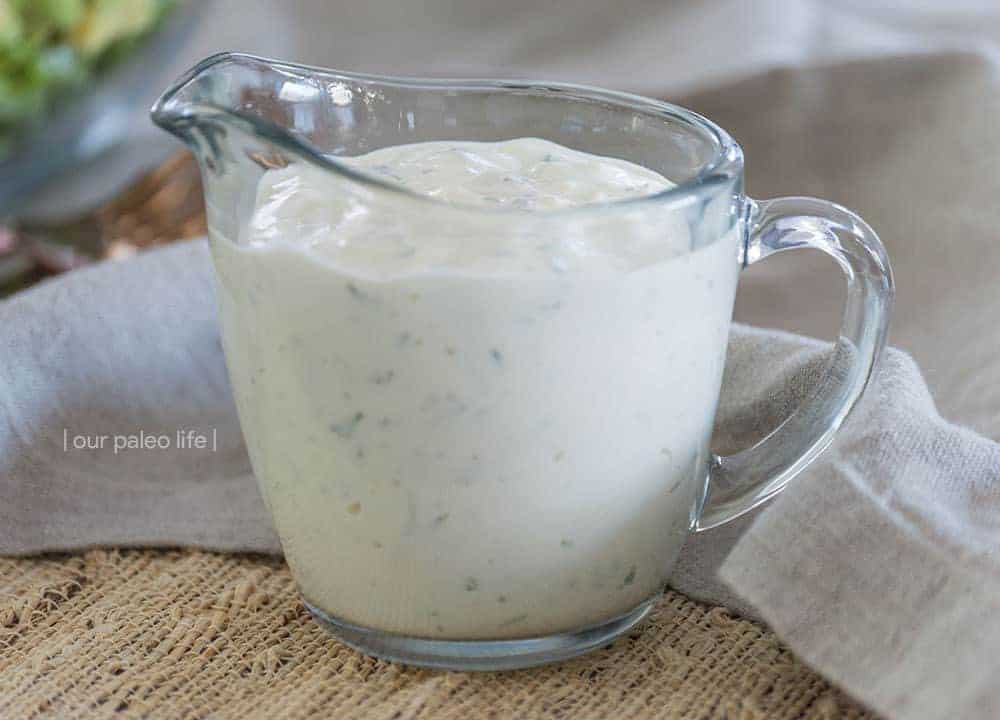 Blue Cheese Dressing {8g of fat}
