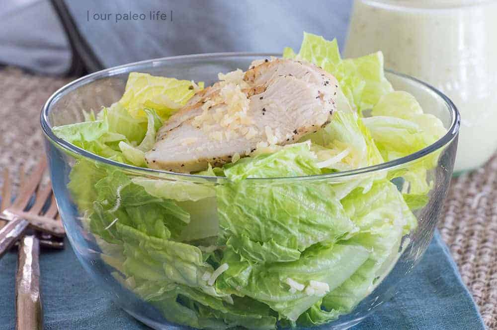Caesar Salad with Non-Anchovy Dressing