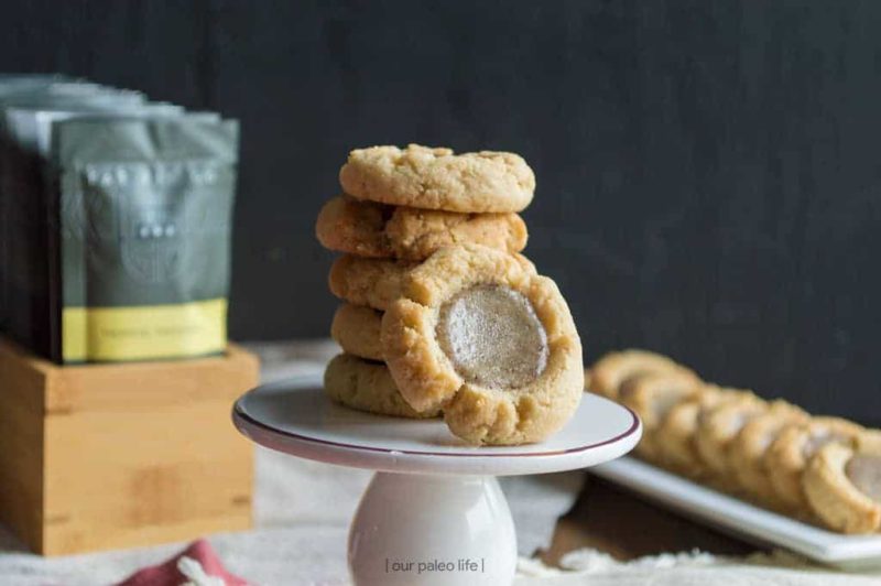 LowCarb GrainFree Thumbprint Cookies {with Fat Fit Go}