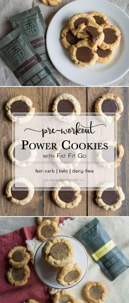 On days where you plan to need explosive power, 20-30 minutes prior to the workout you should consume 5-20 grams of fast acting carbs (not starchy carbs like fruit). These power cookies are perfect for those practicing a targeted ketogenic diet.