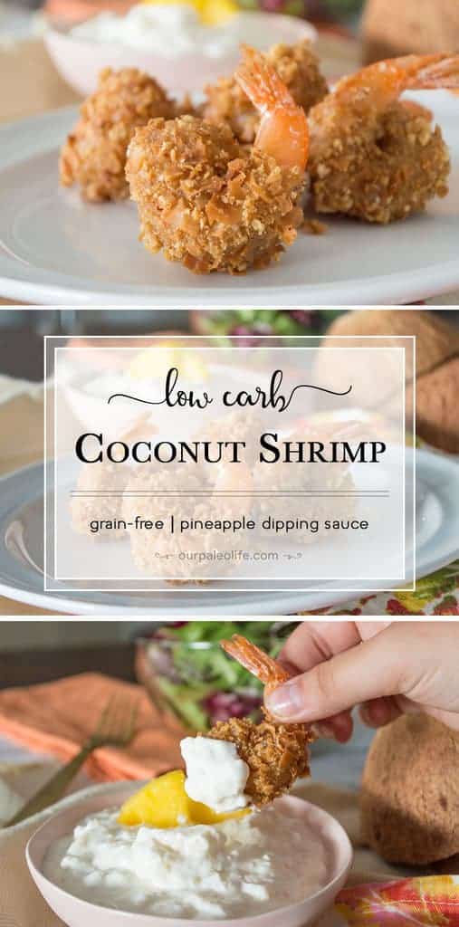 You'll want to skip the restaurant and stay home with this low-carb coconut shrimp. The golden, crispy shrimp is perfectly complimented with a sweet sugar-free pineapple dipping sauce.