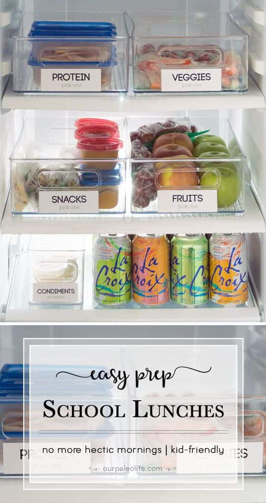 Skip the early morning rush to get all the kids' lunches and snacks ready to go. Plan ahead with this simple fridge organization method that puts the control in your kids hands while also helping them to make healthy choices.