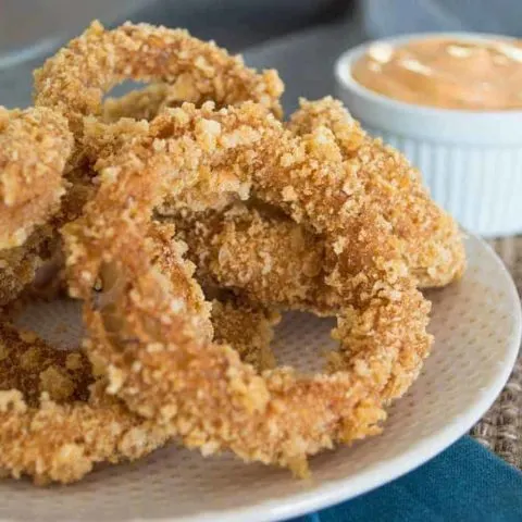 Low-Carb Onion Rings {keto, dairy-free}