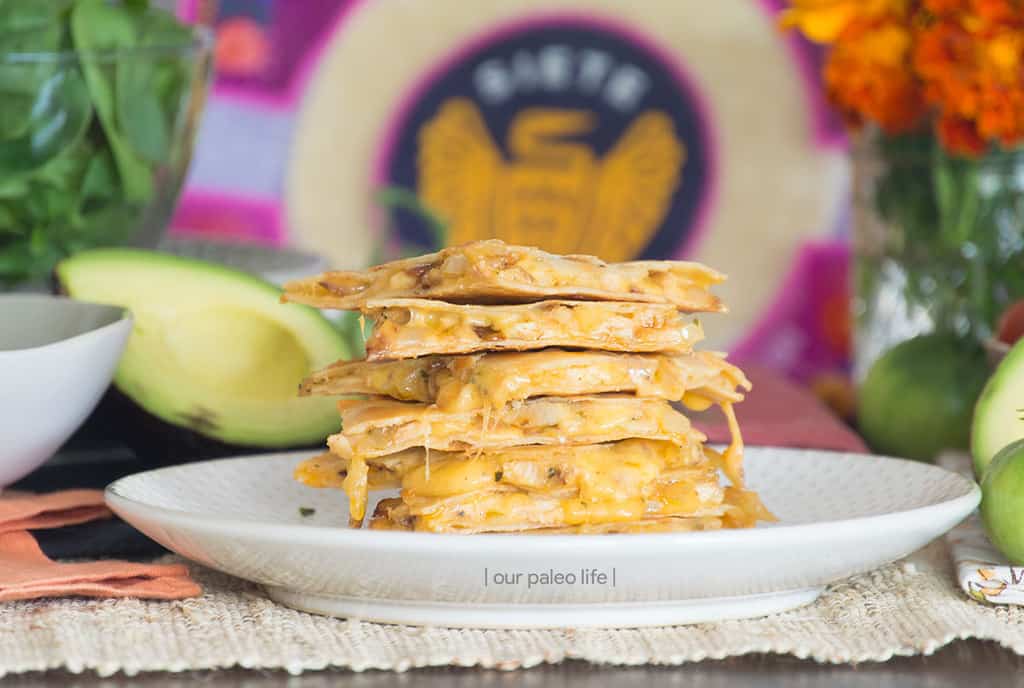 Grain Free Chicken Quesadillas {primal; kid-approved}