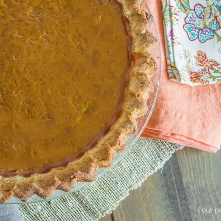 Perfect Paleo Pie Crust {grain-free; dairy-free option} by Our Paleo Life