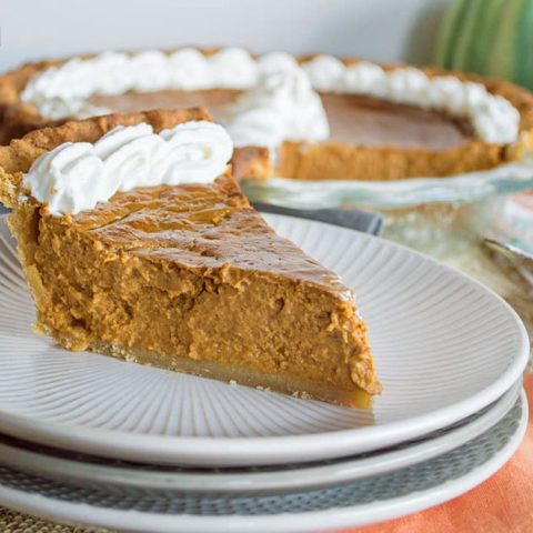 Paleo Pumpkin Pie {dairy-free; no refined sugars} by Our Paleo Life