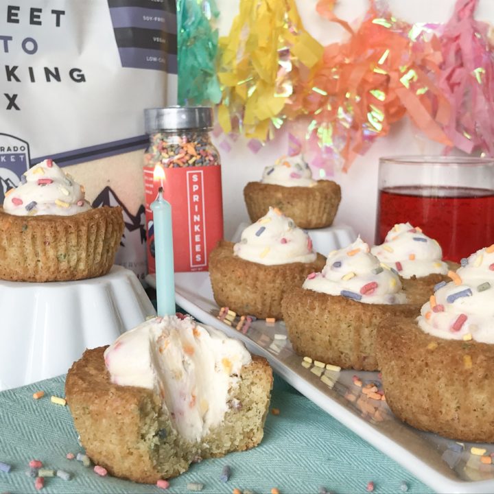 Funfetti Cookie Cups {keto; low-carb}