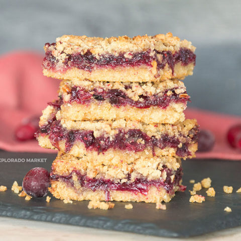 Keto Berry Crumble Bars