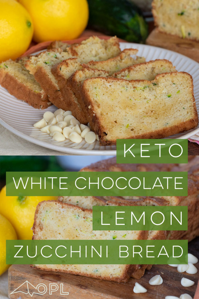 Keto White Chocolate Lemon Zucchini Bread Recipe