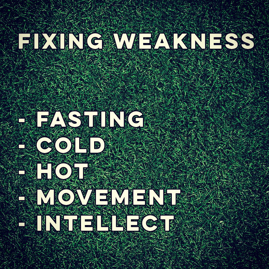 Fixing Weakness