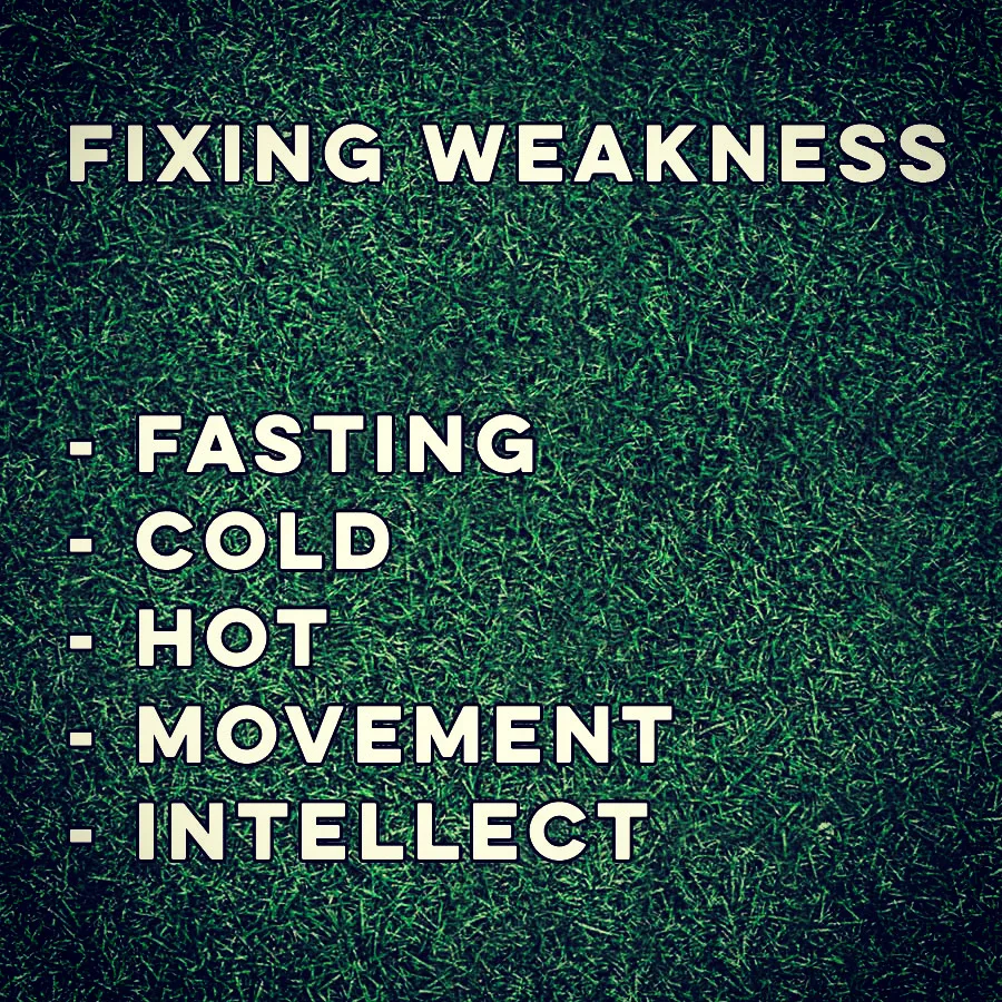 Fixing Weakness