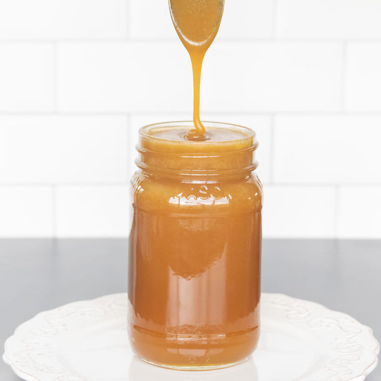 Keto Salted Caramel Sauce Recipe Safe for Diabetics, Made with Allulose