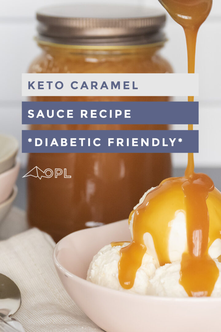 Keto Salted Caramel Sauce Recipe Safe for Diabetics, Made with Allulose