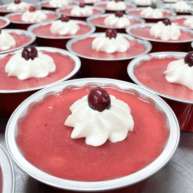 Cranberry Curd Cheesecake