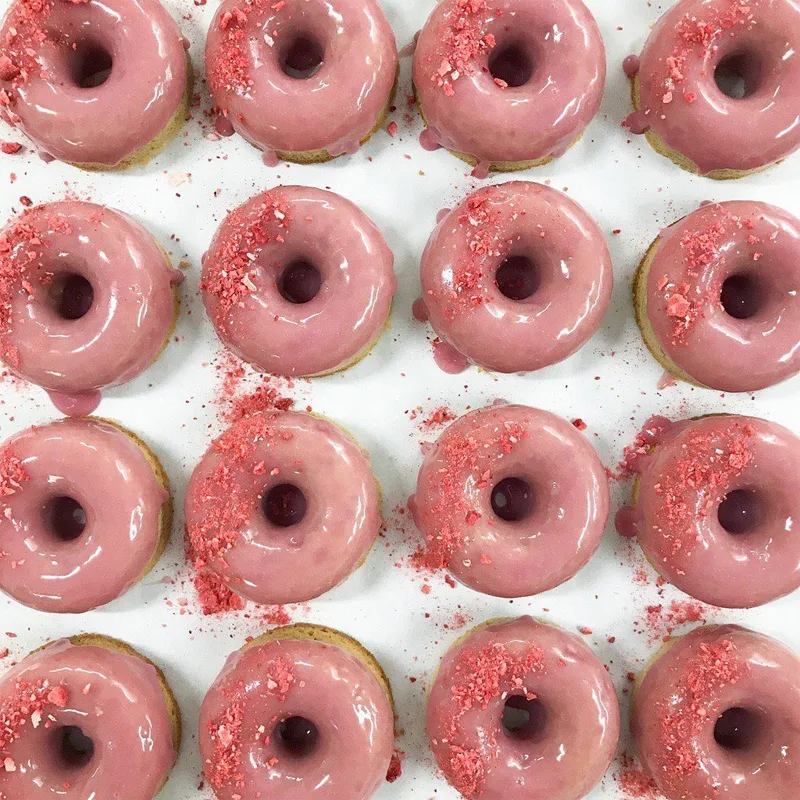 Strawberry Low Carb Donut