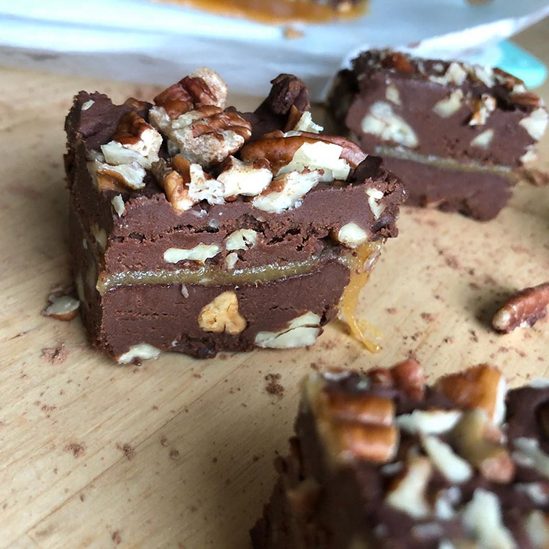 Keto Turtle Fudge