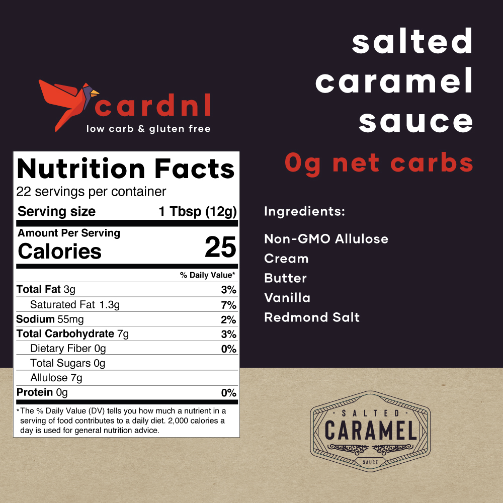 Salted Caramel Nutritional Facts